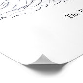 Militärisches Hochzeitsportrait Poster