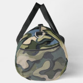 Militärisches Monogramm der Retro-Camouflage Duffle Bag (Rechts)