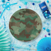 Militärisches Muster (Armee) Pappteller (Party)