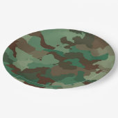 Militärisches Muster (Armee) Pappteller (Schrägansicht)