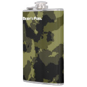 Militärisches Muster im Camouflage-Stil Flachmann (Links)