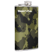 Militärisches Muster im Camouflage-Stil Flachmann (Rechts)