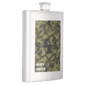 Militärisches Muster im Camouflage-Stil Flachmann (Rechts)