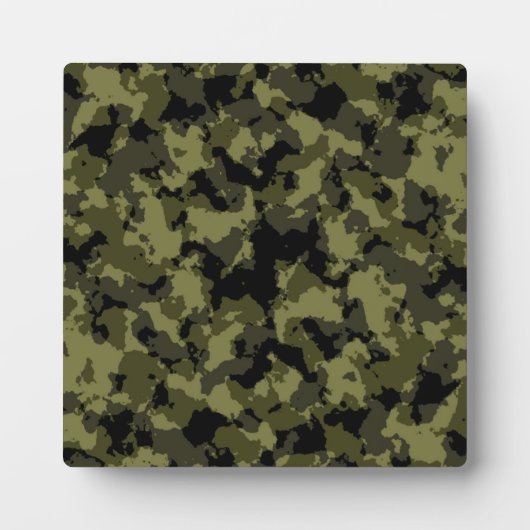 Militärisches Muster im Camouflage-Stil Fotoplatte (Vorderseite)