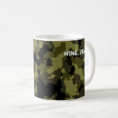 Militärisches Muster im Camouflage-Stil Kaffeetasse (VorderseiteRechts)