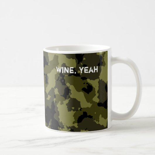 Militärisches Muster im Camouflage-Stil Kaffeetasse (Rechts)