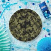 Militärisches Muster im Camouflage-Stil Pappteller (Party)