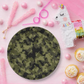 Militärisches Muster im Camouflage-Stil Pappteller (Party)