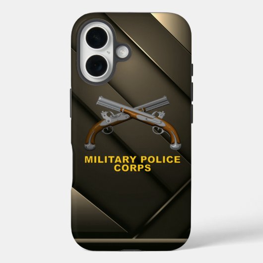 Militärisches Polizeikorps des MP Case-Mate iPhone Hülle (Rückseite)