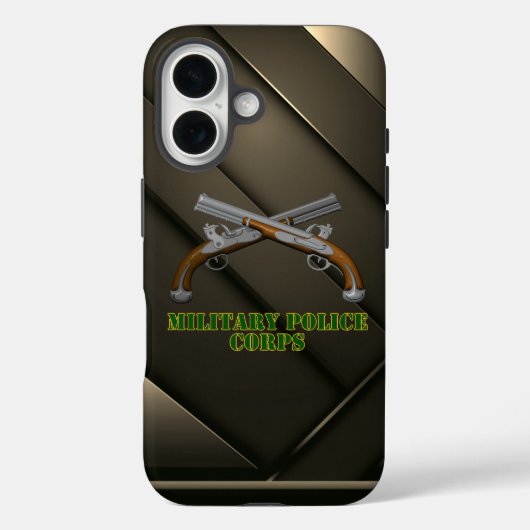 Militärisches Polizeikorps des MP Case-Mate iPhone Hülle (Rückseite)