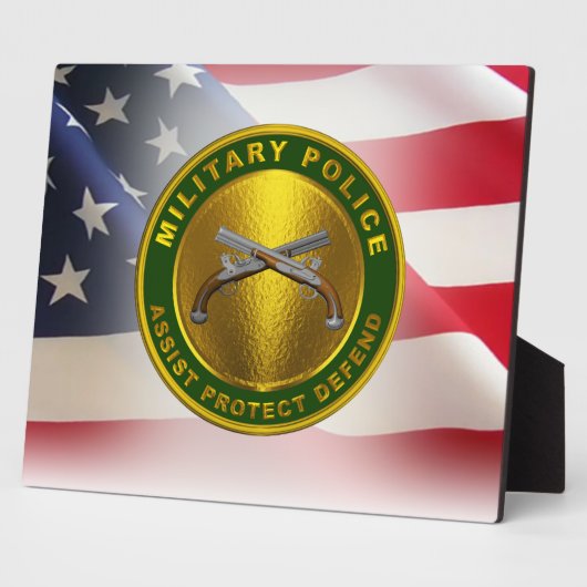 Militärisches Polizeikorps Fotoplatte (Seite)