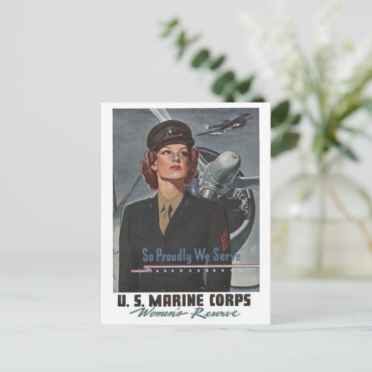 Militärisches Rekrutierungspaket des Zweiten Weltk Postkarte (Stehend Vorderseite)