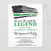 Militärisches Ruhestand im Haushalt Dünne Grüne Li (Vorderseite)