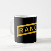 Militärisches Symboldesign der Armee RANGER Kaffeetasse (Vorderseite Links)