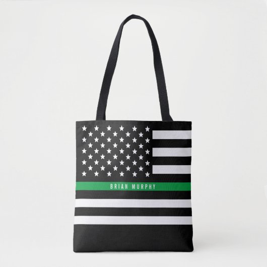 Militärisches Thin Green Line-Monogramm Tasche (Vorderseite)