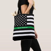 Militärisches Thin Green Line-Monogramm Tasche (Von Nahem)