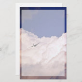 Militärisches Transportflugzeug von Shirley Taylor Briefpapier (Vorne/Hinten)