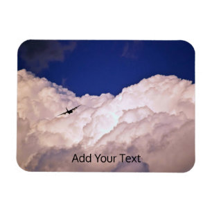 Militärisches Transportflugzeug von Shirley Taylor Magnet