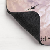 Militärisches Transportflugzeug von Shirley Taylor Mousepad (Ecke)