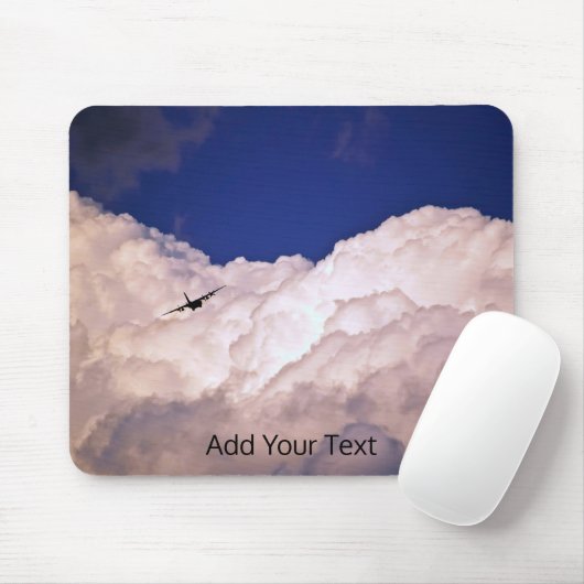 Militärisches Transportflugzeug von Shirley Taylor Mousepad (Mit Mouse)