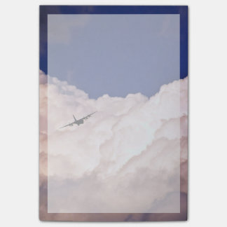 Militärisches Transportflugzeug von Shirley Taylor Post-it Klebezettel