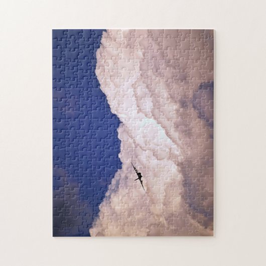 Militärisches Transportflugzeug von Shirley Taylor Puzzle (Vertikal)