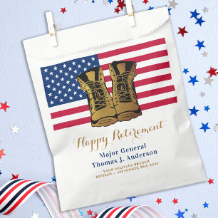 Militärisches US-amerikanisches Flag Boots Retirem Geschenktütchen