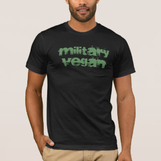 Militärisches veganes Shirt