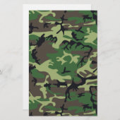 Militärisches Vorgehen Briefpapier (Vorne/Hinten)