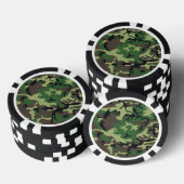 Militärisches Vorgehen Pokerchips (Stapel)