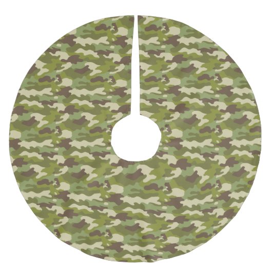 Militärisches Vorgehen Polyester Weihnachtsbaumdecke (Vorderseite)