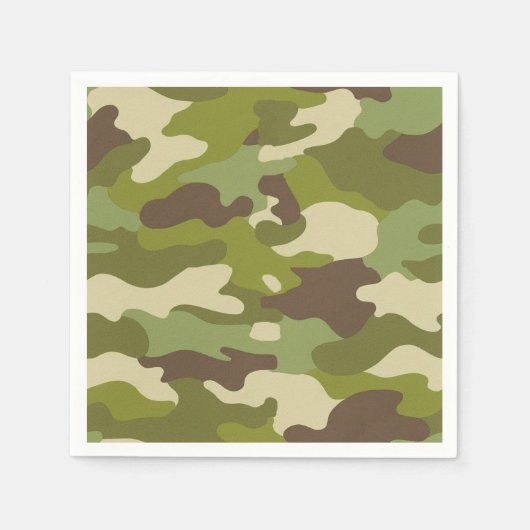 Militärisches Vorgehen Serviette (Vorderseite)