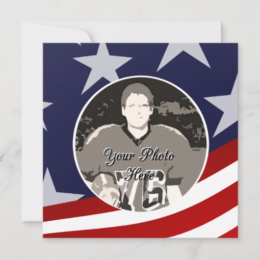 Militärisches Weggehen des Party Einladung (Vorderseite)