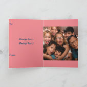 Militärisches Weihnachtsformat,5" x 7"Geklappte Gr Karte (Innenseite)