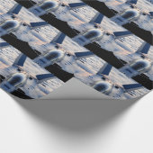 Militärjet Geschenkpapier (Ecke)