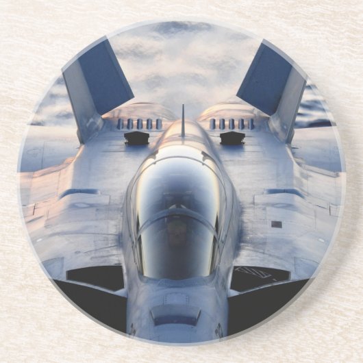 Militärjet Getränkeuntersetzer (Vorne)