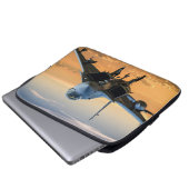 Militärjet Laptopschutzhülle (Vorne Knopf)