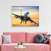 Militärjet Leinwanddruck (Insitu (Wohnzimmer))