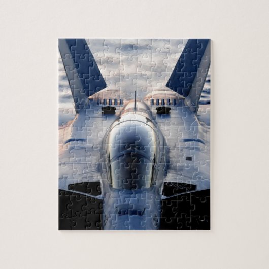 Militärjet Puzzle (Vertikal)
