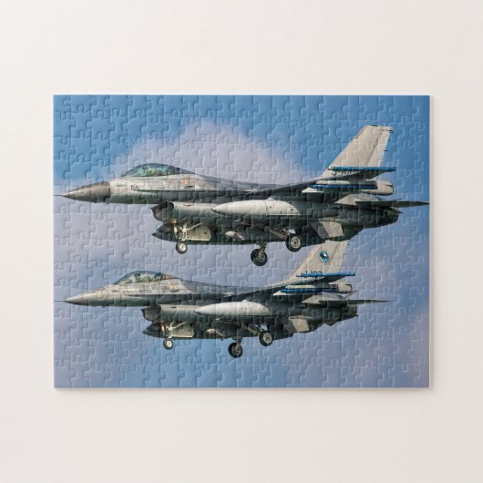 Militärjet Puzzle (Horizontal)