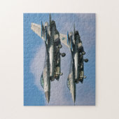 Militärjet Puzzle (Vertikal)