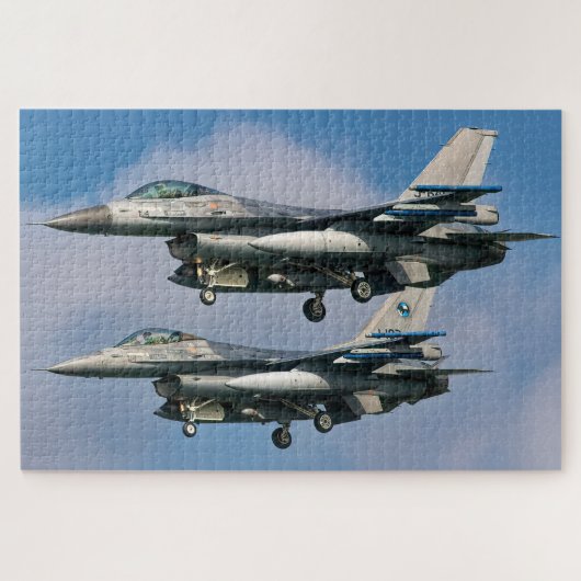Militärjet Puzzle (Horizontal)