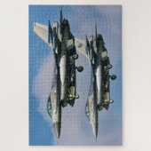 Militärjet Puzzle (Vertikal)