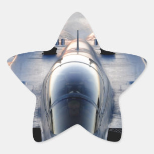 Militärjet Stern-Aufkleber