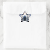 Militärjet Stern-Aufkleber (Tasche)