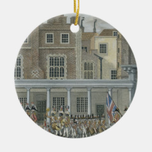 Militärkapelle an St James Palast, spät 18. Cent Keramikornament