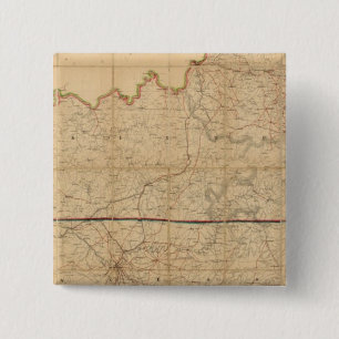 Militärkarte der Staaten von Kentucky Button