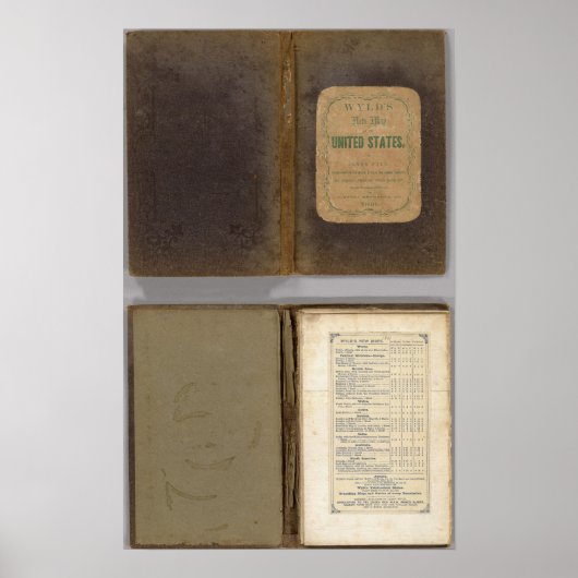 Militärkarte der Vereinten Staaten Poster (Vorne)