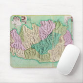 Militärkarte von Korsika, 1768 Mousepad (Mit Mouse)