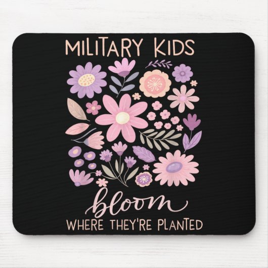 Militärkind Löwenzahn blüht dort, wo er gepflanzt  Mousepad (Vorne)